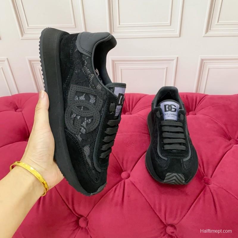 Dolce & Gabbana 2025/SS New Collection Luxury Embroidered Logo Sneakers - AS00300