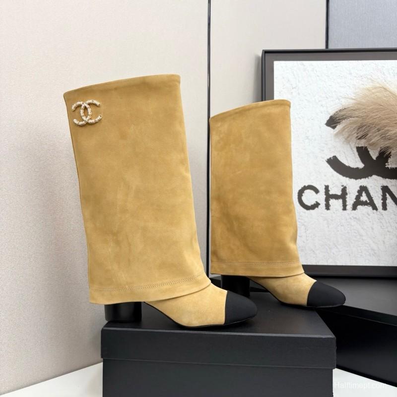 Chanel 2025/SS Small Fragrance Ankle Boots Essential Fall Winter Item - LY00480