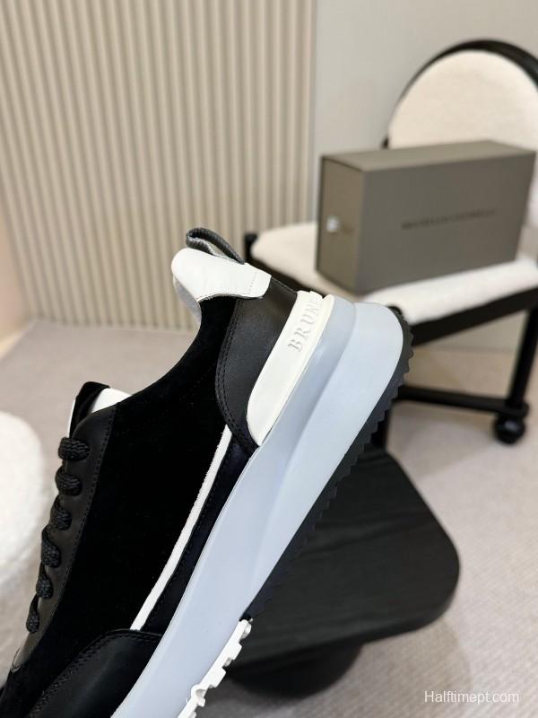 Brunello Cucinelli Casual Sneakers with Seasonal Colors and Leather Lining - KFY00320