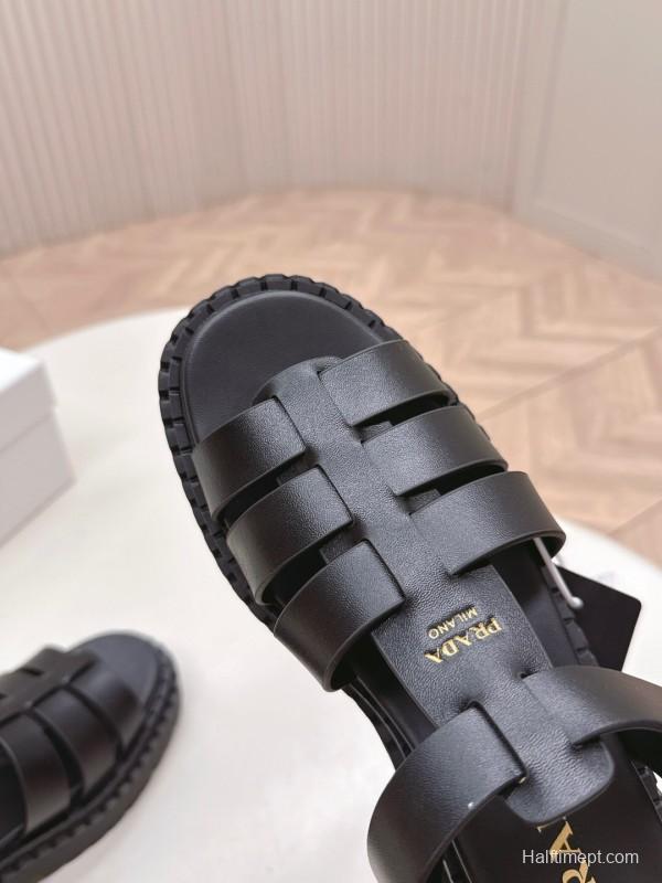 Prada Spring/Summer 2025 Low-Top Sandals Roman Platform - LY00290