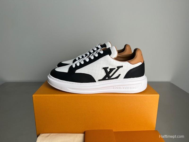 Lv Beverly Hills Low-Top Fashion Sneakers Men's Shoes - YC