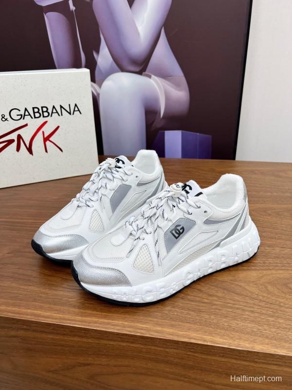 Dolce & Gabbana 2025 SS Casual Shoes with Exaggerated Fashion Style - AS00320