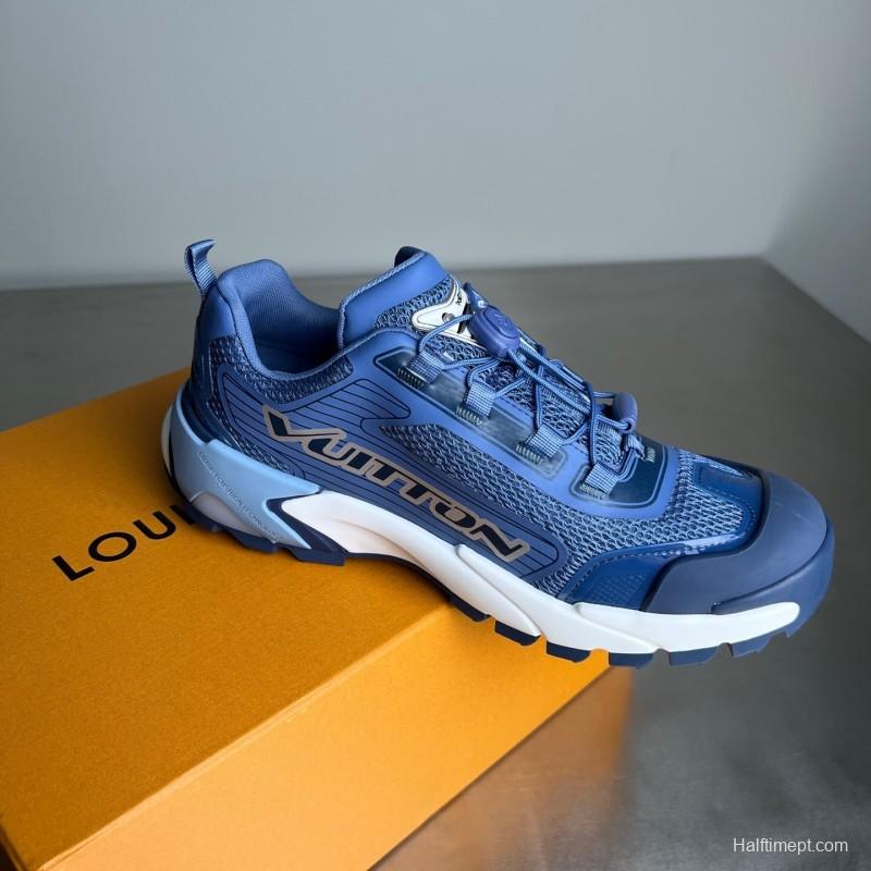 Lv Runner Tatic 2025 Early Spring Men's Series Casual Low-Top Lace-Up Shoes - YC