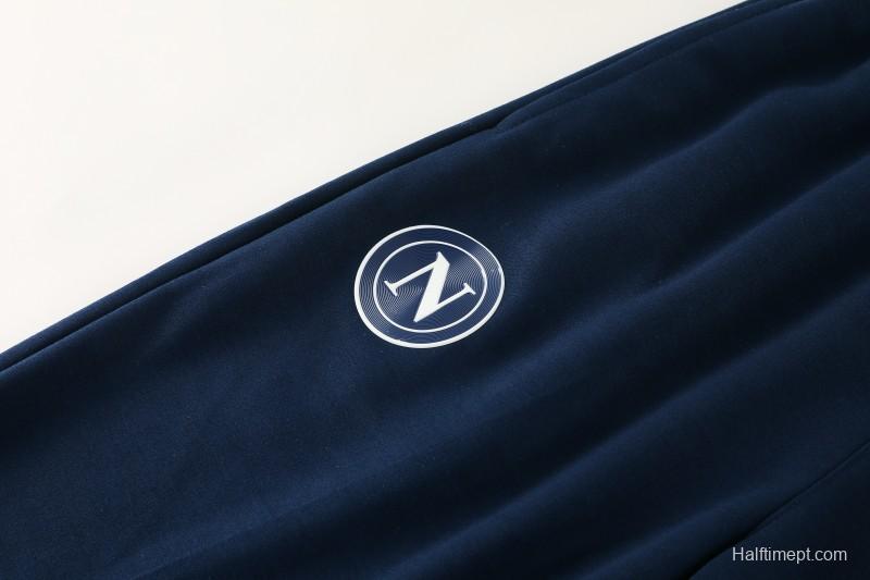 25/26 Napoli  White  Full zipper Jacket Tracksuit+ long pants