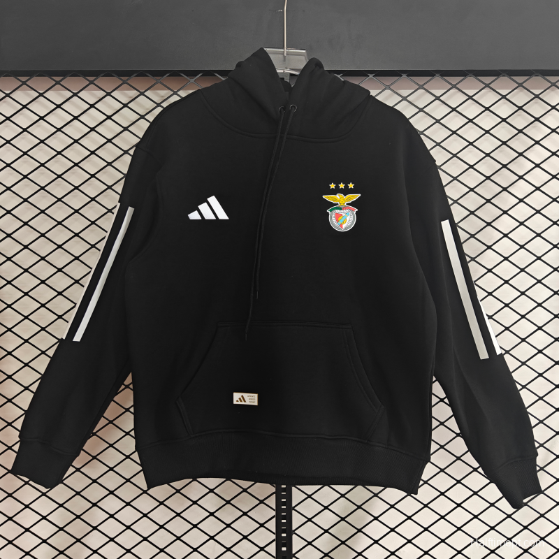 25/26 Benfica Embroidered Logo Hoodie 9 Colors
