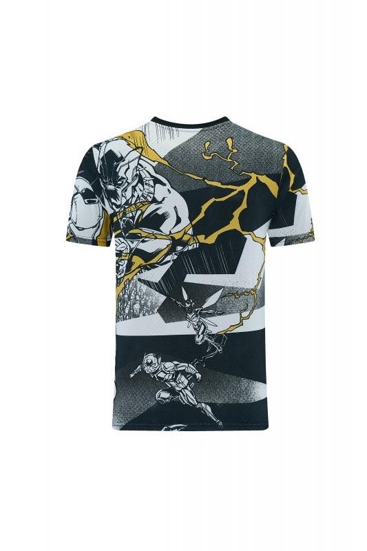 26/27  Real Madrid Black x Marvel  Short Sleeve+Soccer Shorts