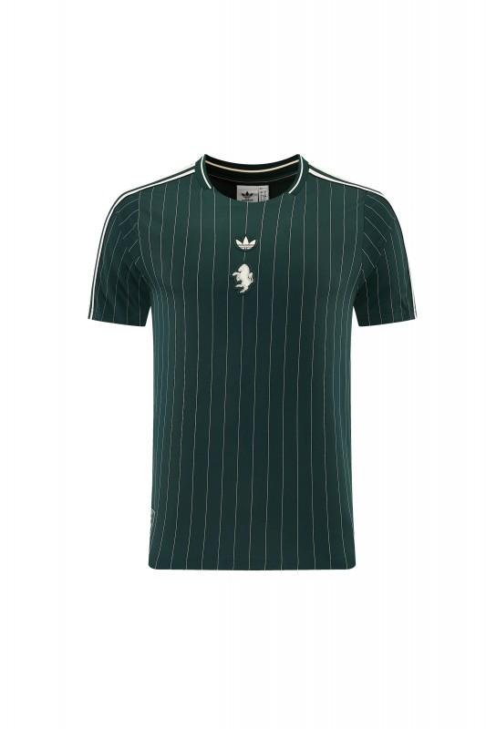 26/27 Juventus Navy Green Short Sleeve+Soccer Shorts