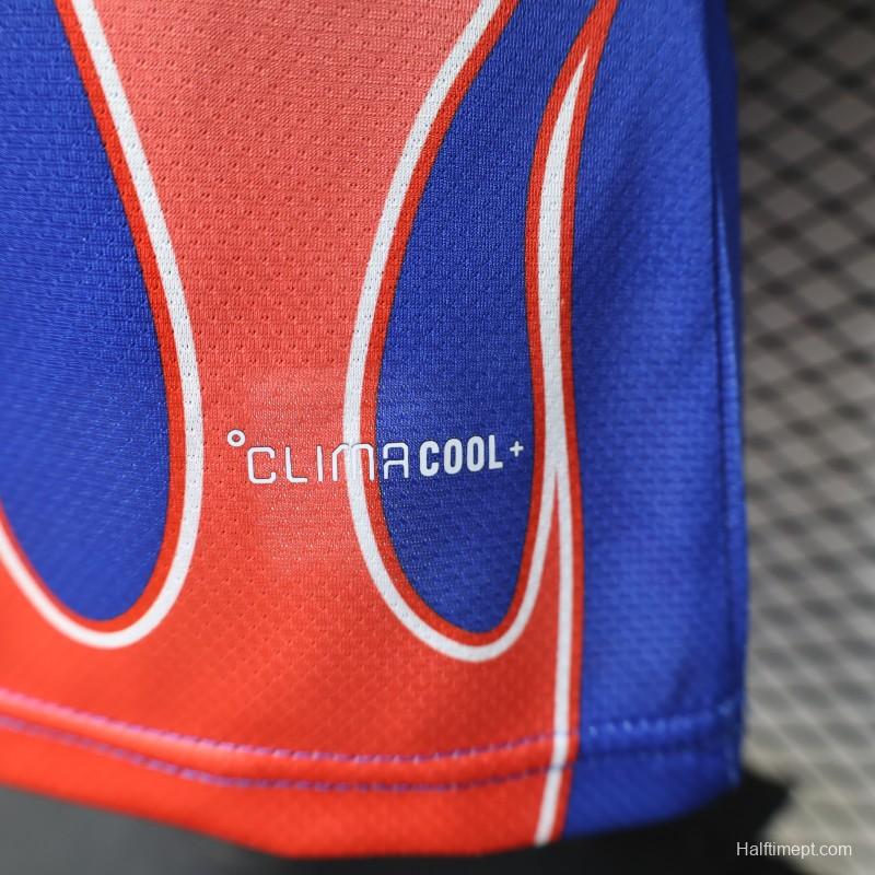 Player Version 2026 Japan Blue with Red Flame Graphic Home Special Edition Jersey