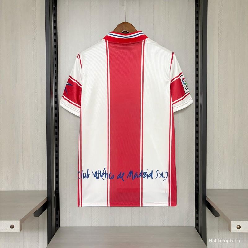 1999/00 Retro Atletico Madrid Home Jersey