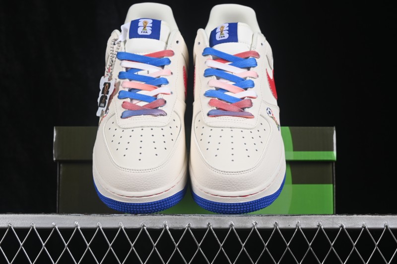 Nike Air Force 1 '07 Low World Cup Theme Casual Basketball Shoes with Full-Length Air Cushion - DW8806-015