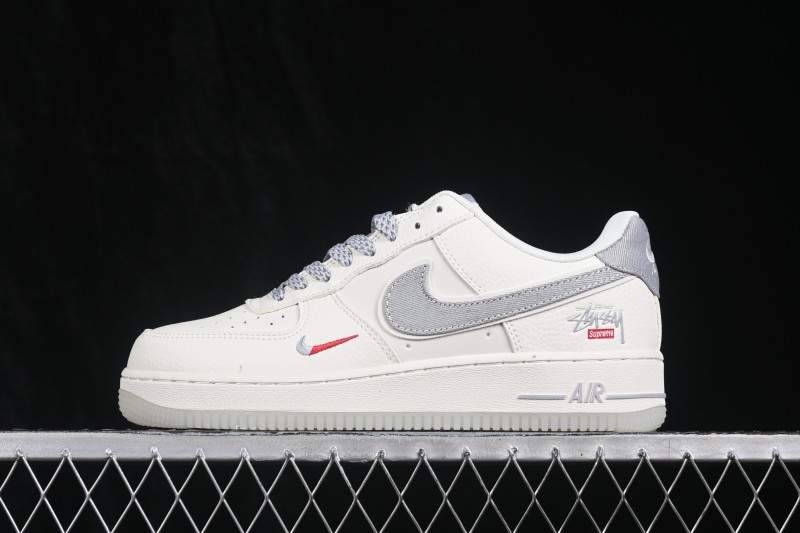 Nike Air Force 1 '07 Low Collaboration Skateboarding Shoes with Full-Length Air Cushion - DN9688-106