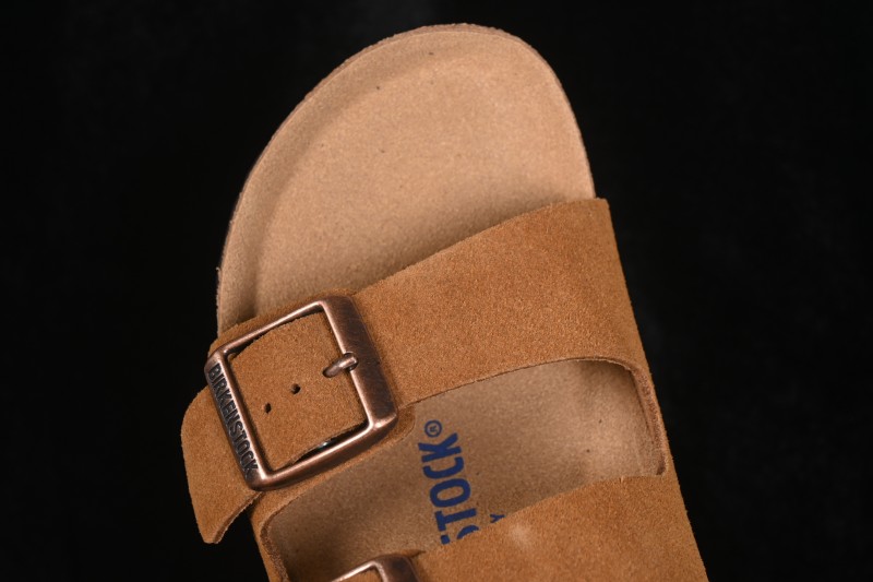 Birkenstock Arizona Soft Footbed Sandals with Sheepskin Lining and Cork-Latex Sole - 1009526