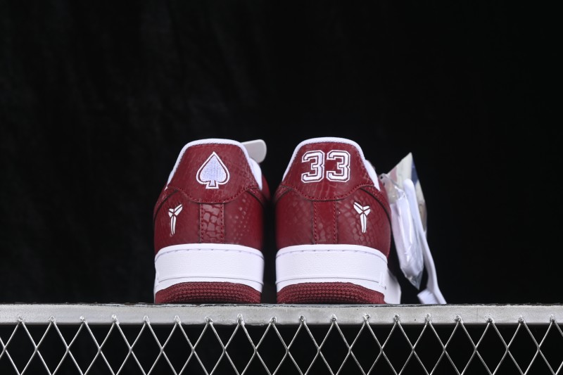 Nike Air Force 1 '07 Low Kobe Casual Sneakers with Full-Length Air Cushion - IB0018-600