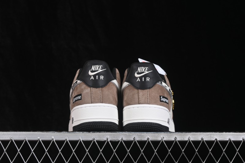 Nike Air Force 1 '07 Low Collaboration Skateboarding Shoes with Full-Length Air Cushion - WY0655-101