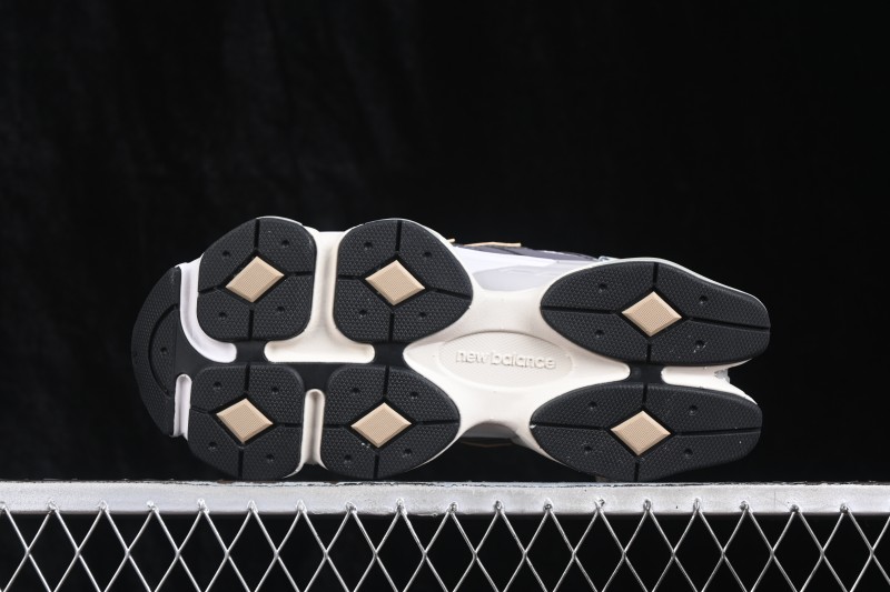 New Balance 9060 Retro Running Shoes with ABZORB Cushioning and Suede Overlays - U9060528