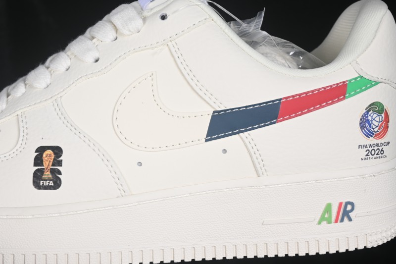 Nike Air Force 1 '07 Low World Cup Theme Casual Sneakers - DW8806-014
