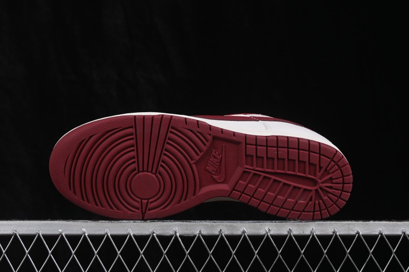 Nike SB Dunk Low White Red Skateboarding Shoes - HF5441-008