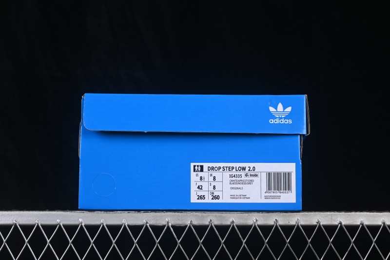 Adidas Originals Drop Step Low 2.0 Basketball Campus Casual Skateboarding Shoes - IG4335