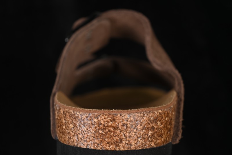 Birkenstock Sheepskin-Lined Suede Sandals with Cushioned Soft Cork Midsole - 1009527