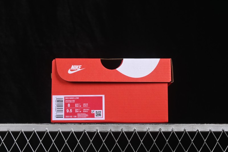 Nike SB Dunk Low Retro Skateboarding Shoes in White and Grey - 355152-106