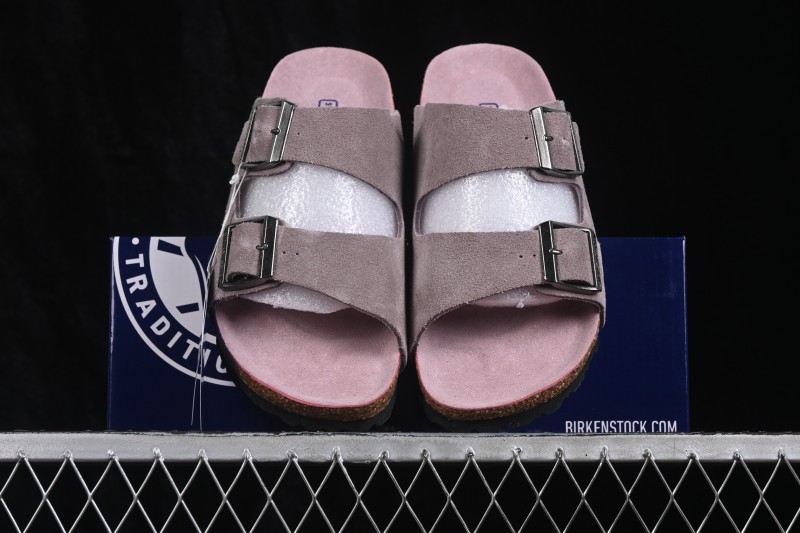 Birkenstock Arizona Soft Footbed Sandals with Shearling Lining and Cushioned Cork Midsole - 1009527