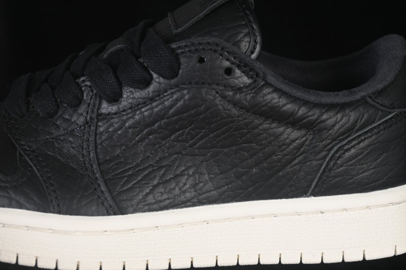 Nike Air Jordan 1 Low Black Sail Retro Basketball Shoes - 848775-005