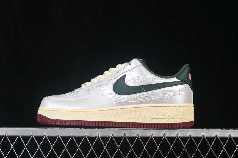 Nike Air Force 1 '07 Low Basketball Lifestyle Sneakers with Full-Length Air Cushion - IR5896-030
