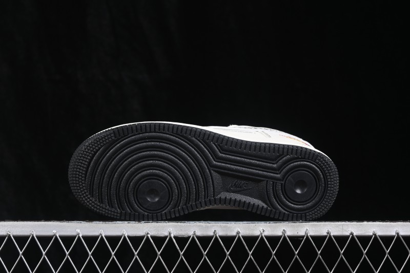 Nike Air Force 1 '07 Low Collaboration Casual Skateboarding Shoes with Full-Length Air Cushion - DD1982-349