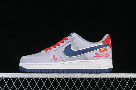 Nike Air Force 1 '07 Low Year of the Horse Limited Edition Retro Basketball Shoes with Auspicious Cloud Design - HT5088-623