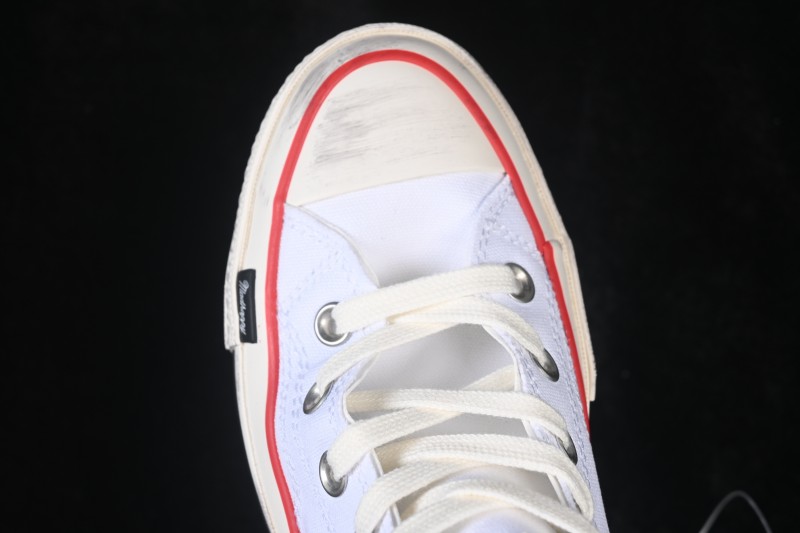 Converse Chuck 70 High-Top Canvas Sneakers with Suede Star Accent - A19149C