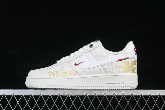 Nike Air Force 1 '07 Low Chinese New Year Limited Edition Casual Skateboarding Shoes - IQ1133-112