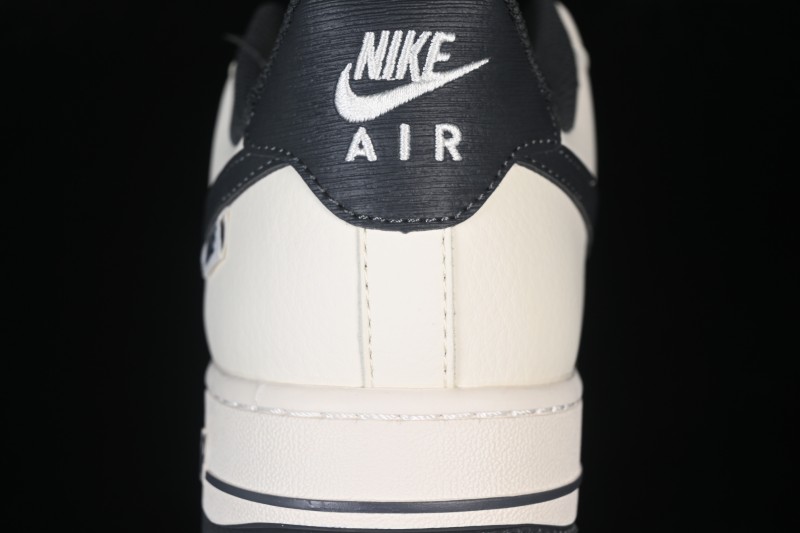 Nike Air Force 1 '07 Low Retro Basketball Shoes with Classic White and Dark Grey Colorway - SM6668-119