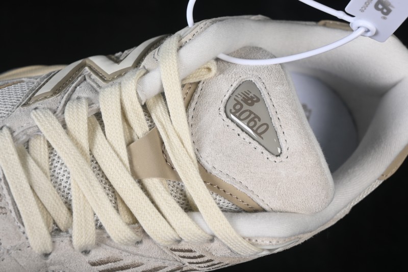 New Balance 9060 Retro Running Shoes with ABZORB Cushioning and Mesh Suede Upper - GC9060JAM