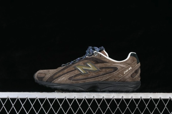 New Balance 204 Retro Running Shoes with Breathable Mesh Upper for Casual Sport - U204LBC1