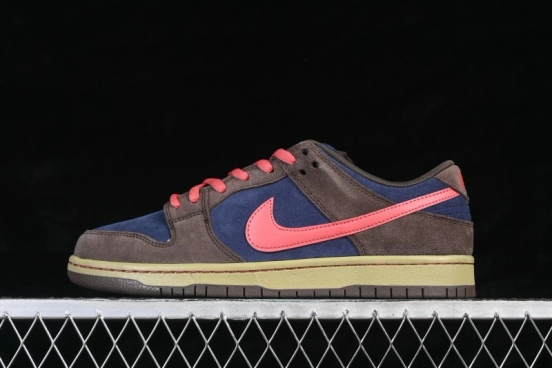 Nike SB Dunk Low Retro Skateboarding Shoes Baroque Brown Adobe - HQ1625-200