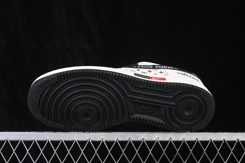 Nike Air Force 1 '07 Low Collaboration Basketball Sneakers with Full-Length Air Cushion - DD1982-345