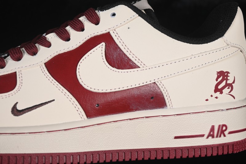 Nike Air Force 1 '07 Low Year of the Horse Limited Edition Casual Sneakers with Premium Leather and Unique Colorway - NH0601-514