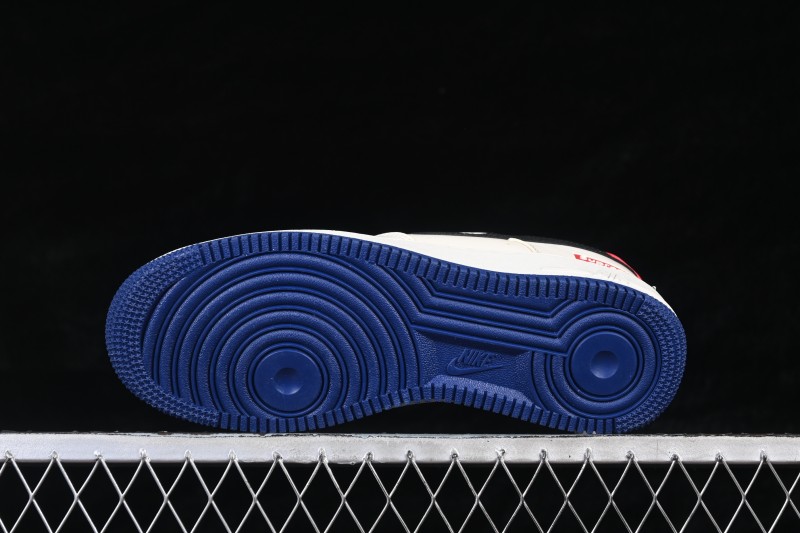 Nike Air Force 1 '07 Low Collaboration White Blue Red Black Low-Top Casual Skateboarding Shoes - CZ2959-100