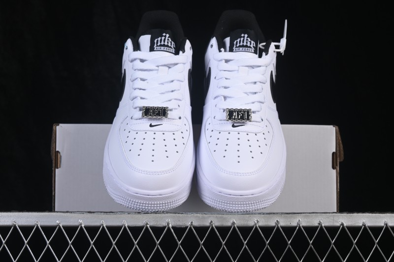 Nike Air Force 1 '07 Low Retro Basketball Sneakers with Classic Leather Upper - HF2898-101