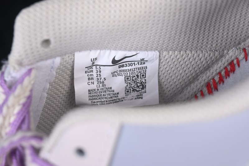 Nike Air Force 1 '07 Low Rose Glitter Hand-Painted Sneakers with Crystal Embellishments - DB3301-212