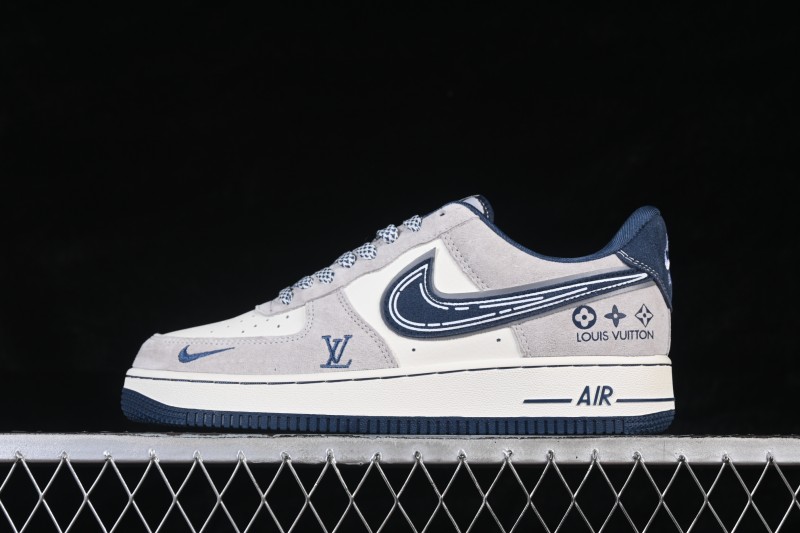 Nike Air Force 1 '07 Low Collaboration Grey Blue Tone Low Top Casual Skateboarding Shoes - SS1979-011