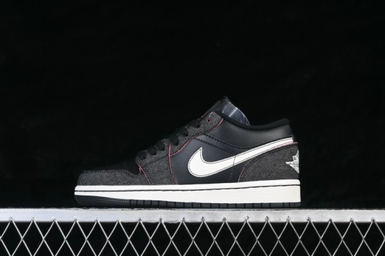 Nike Air Jordan 1 Low AJ1 Denim Casual Lifestyle Skateboarding Shoe - IR0842-010