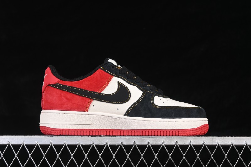 Nike Air Force 1 '07 Low Casual Skate Shoes with Color Blocking Design - HT5088-618