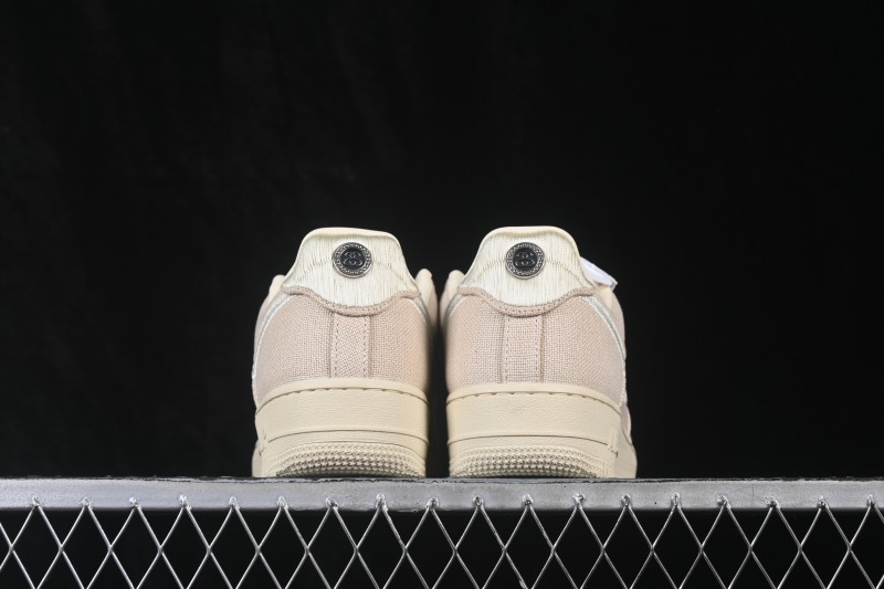 Nike Air Force 1 '07 Low Stussy Collaboration Casual Skateboarding Shoes - CZ9084-200