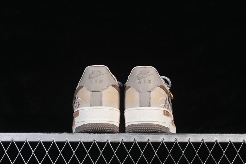 Nike Air Force 1 '07 Low Hand-Painted Armored Steed Vintage Skateboarding Shoes - DB3301-818