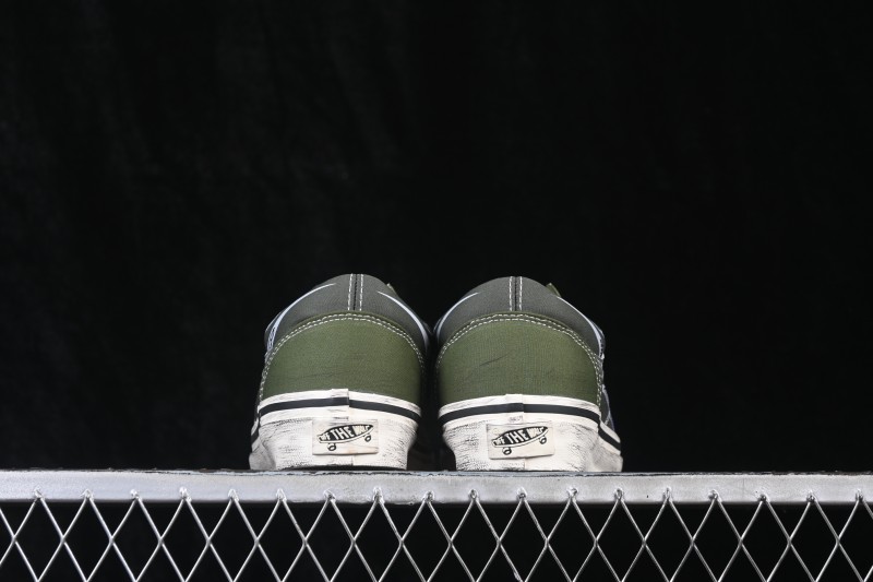 Vans Old Skool Flame Series Low-Top Casual Skate Shoes with Suede and Canvas Upper - VN000D9RGRK