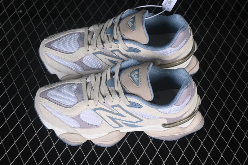 New Balance NB9060 Retro Running Shoes with ABZORB Cushioning and Suede Overlays - U90601RJ
