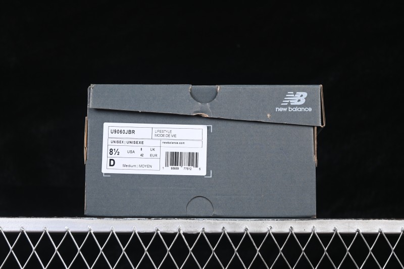 New Balance Retro Running Shoes with ABZORB Cushion and Suede Mesh Upper - U9060JBR