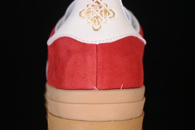 Adidas Originals Gazelle Bold Retro Skateboarding Shoes with Thick Sole and Anti-Slip Low-Top Design - KJ4293