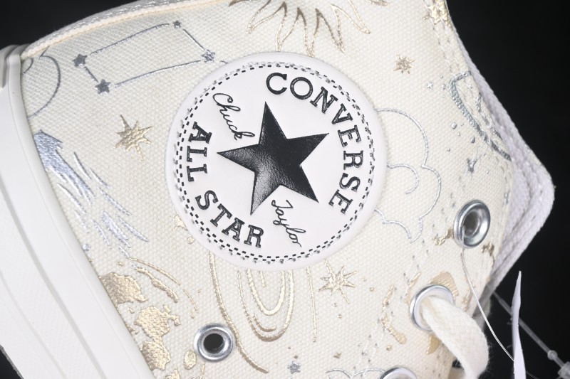 Converse All Star High-Top Casual Canvas Shoes with Star Constellation Print - A23869C